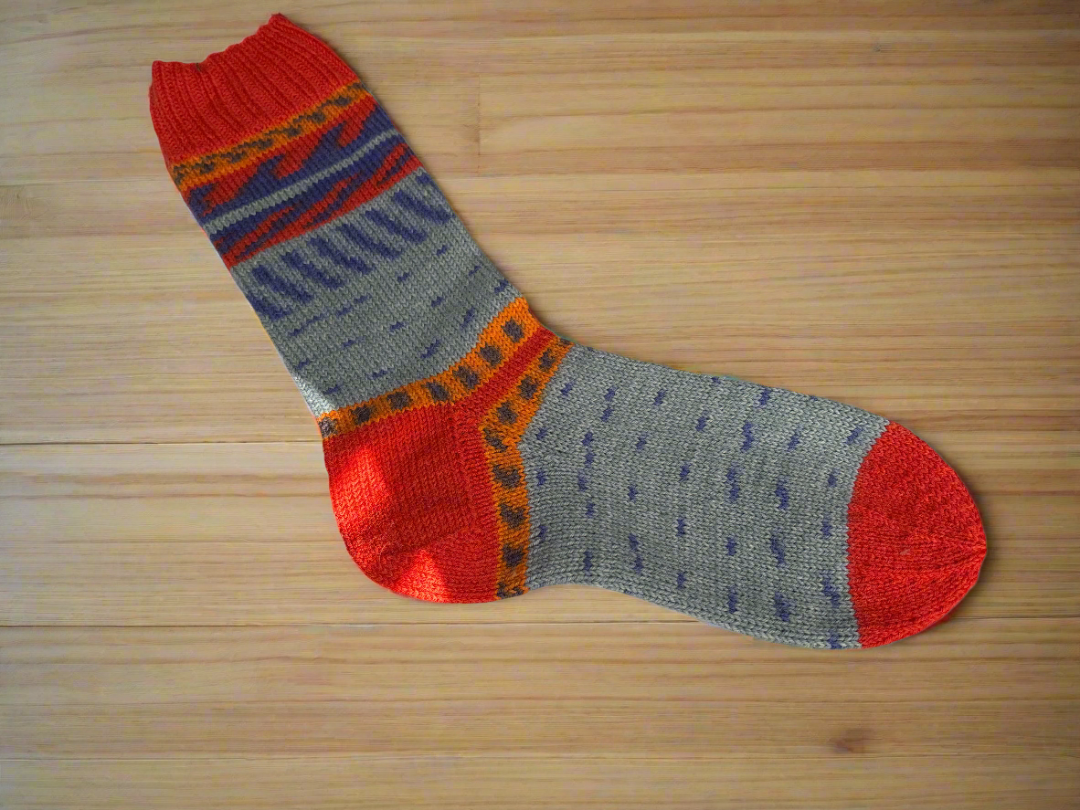 Hand knitted socks Men’s size 6 woman’s size 7